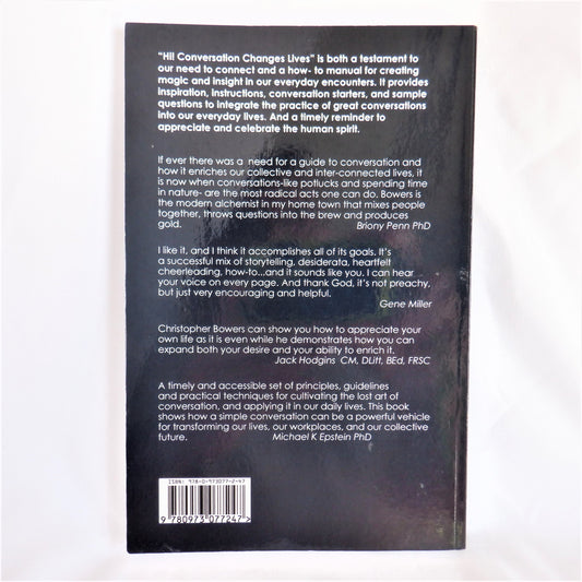Hi! CONVERSATION CHANGES LIVES, by Christopher Bowers (1st Ed. SIGNED)