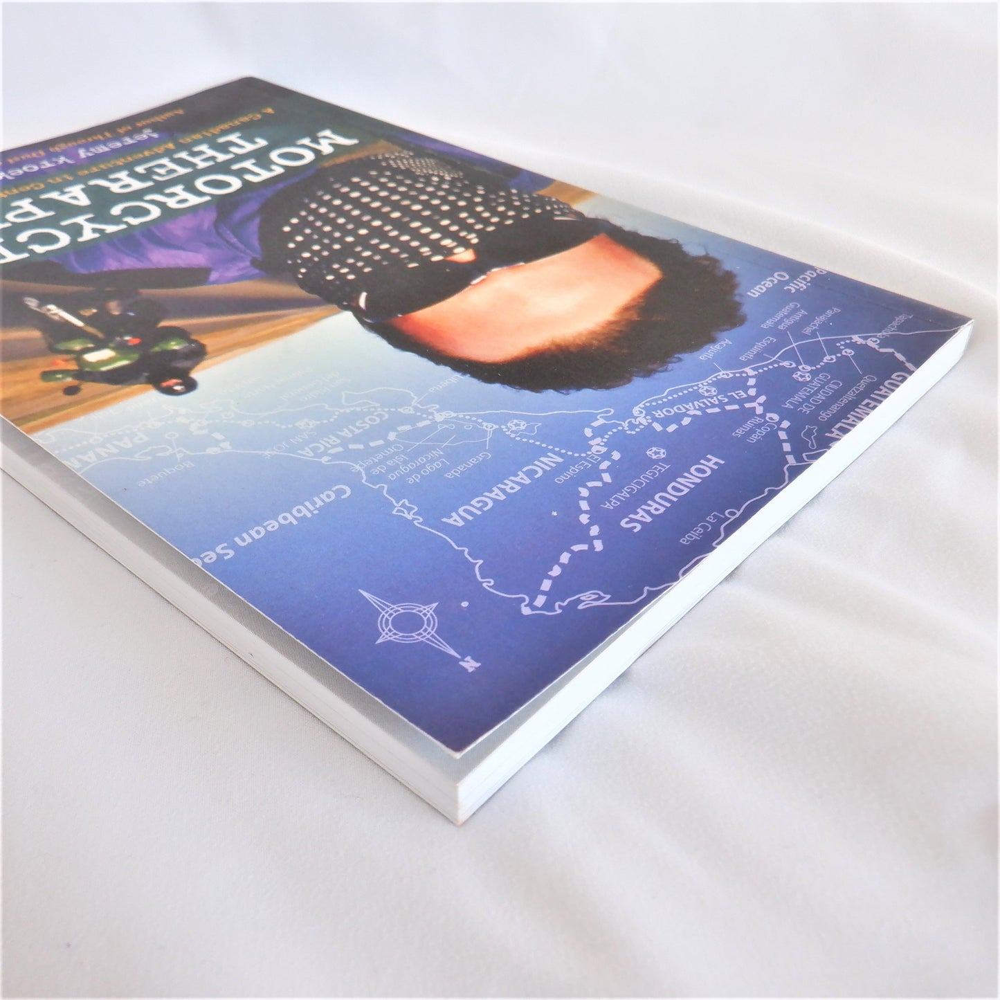 MOTORCYCLE THERAPY, A Canadian Adventure in Central America, by Jeremy Kroeker (1st Ed. SIGNED)