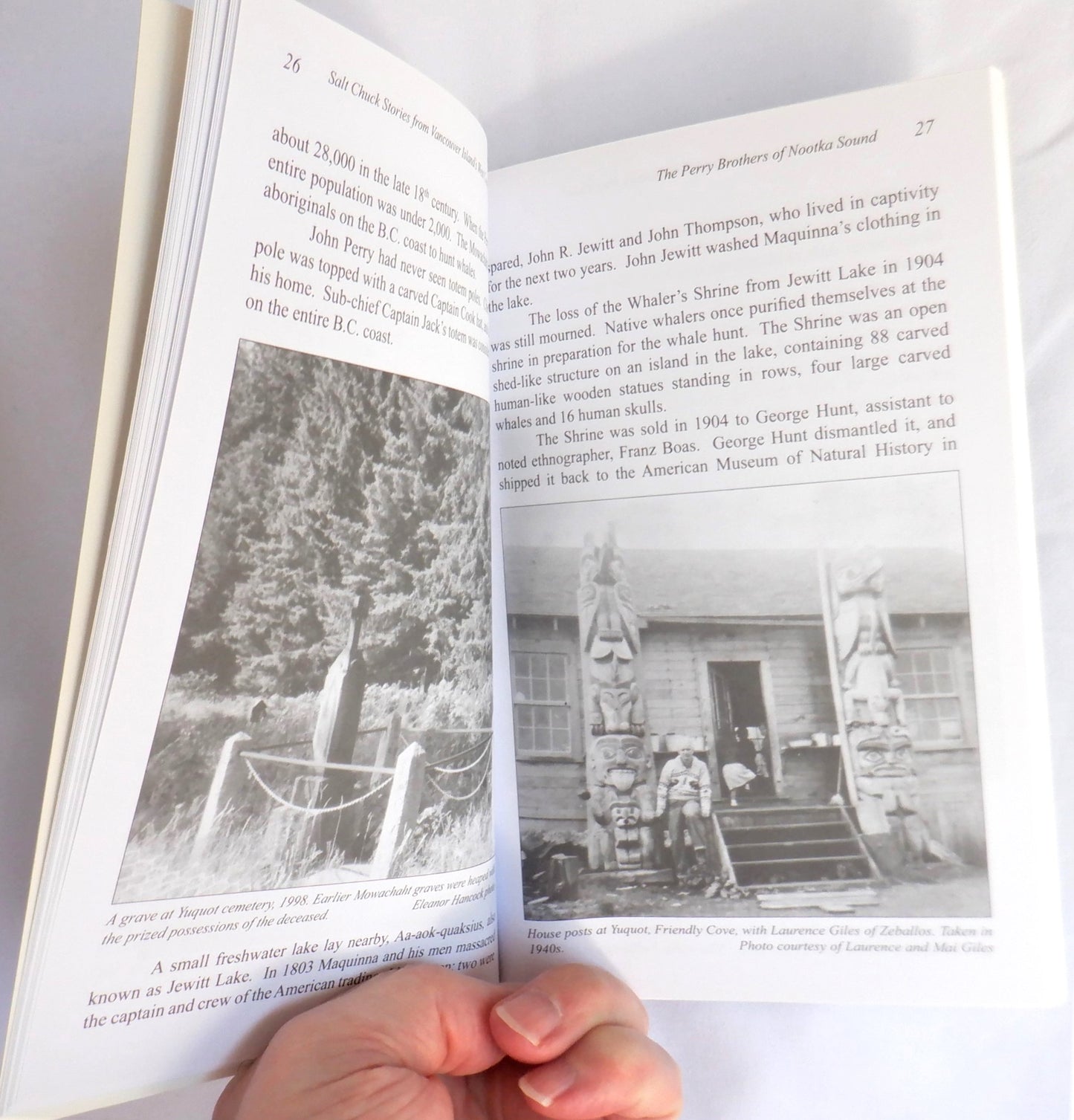 SALT CHUCK STORIES FROM VANCOUVER ISLAND'S WEST COAST, by Eleanor Witton Hancock (2006 1st Ed.)