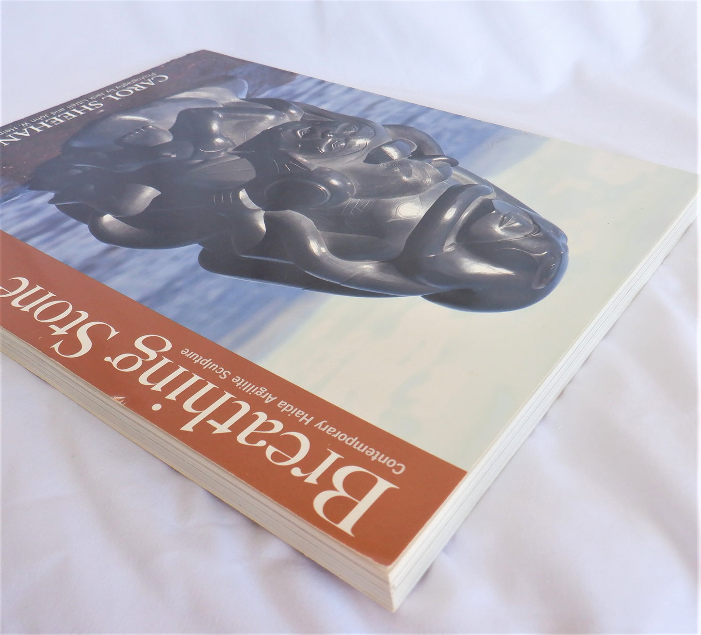BREATHING STONE, Contemporary Haida Argillite Sculpture, by Carol Sheehan (1st Ed. SIGNED)