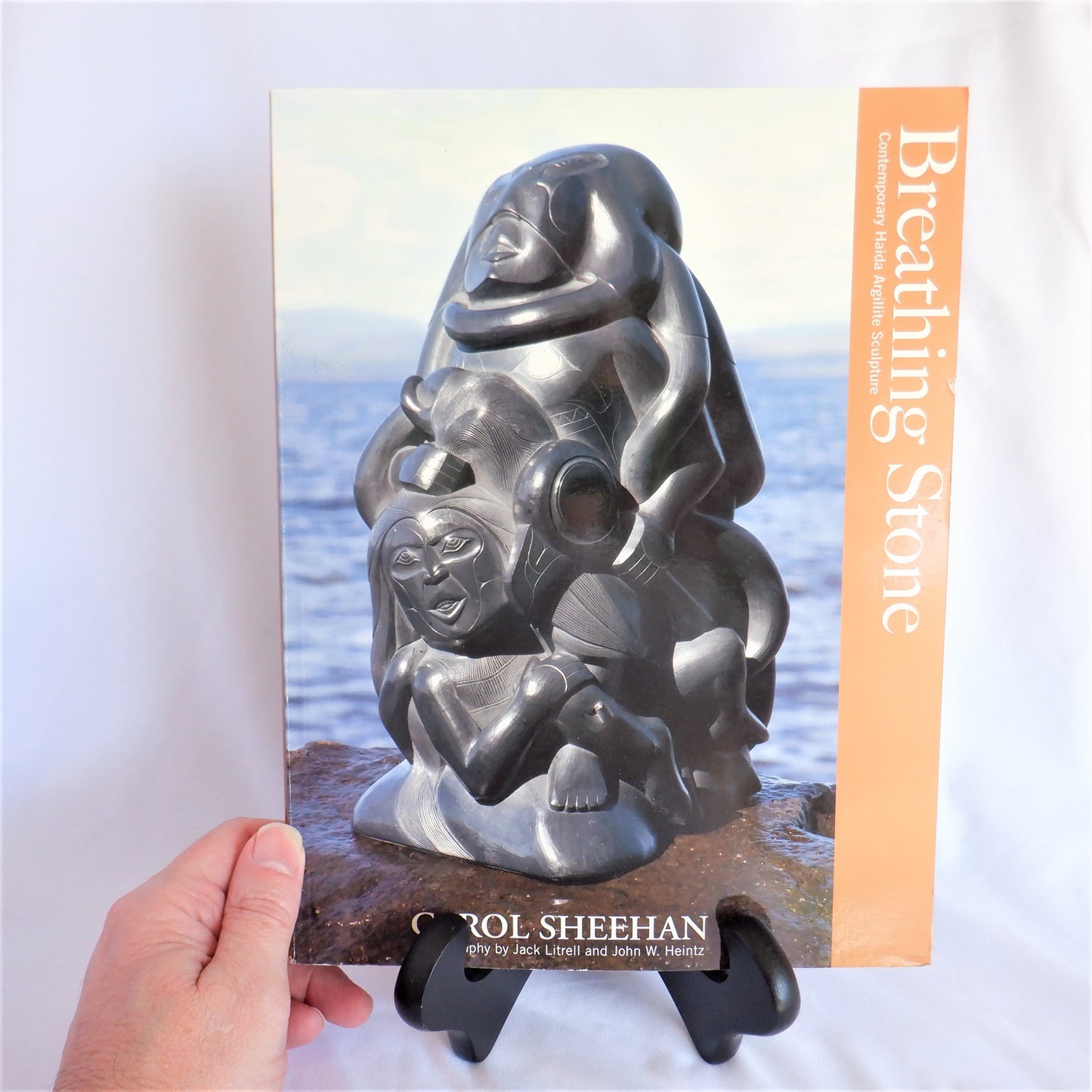 BREATHING STONE, Contemporary Haida Argillite Sculpture, by Carol Sheehan (1st Ed. SIGNED)