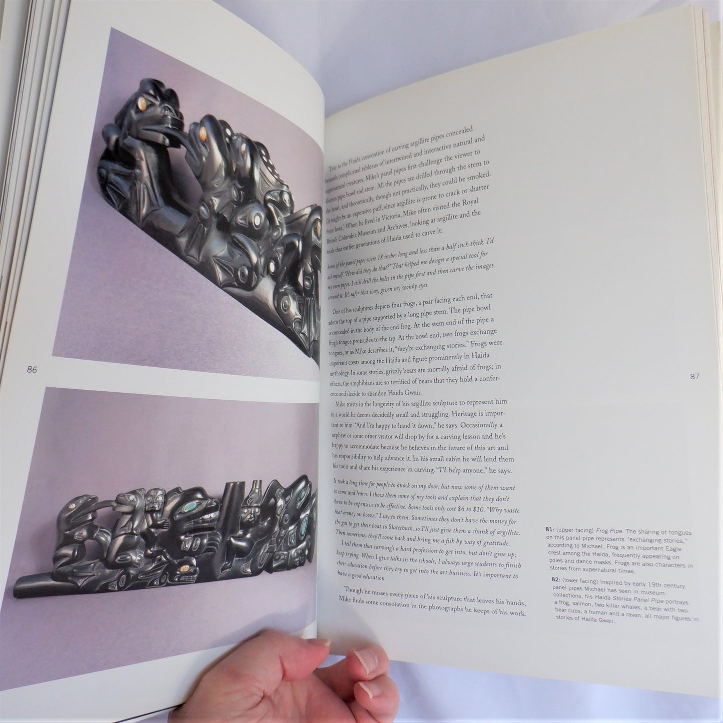 BREATHING STONE, Contemporary Haida Argillite Sculpture, by Carol Sheehan (1st Ed. SIGNED)