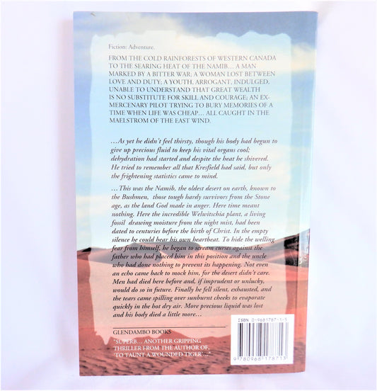 THE EAST WIND, An Adventure Novel by Anthony Bruce (2005-SIGNED)