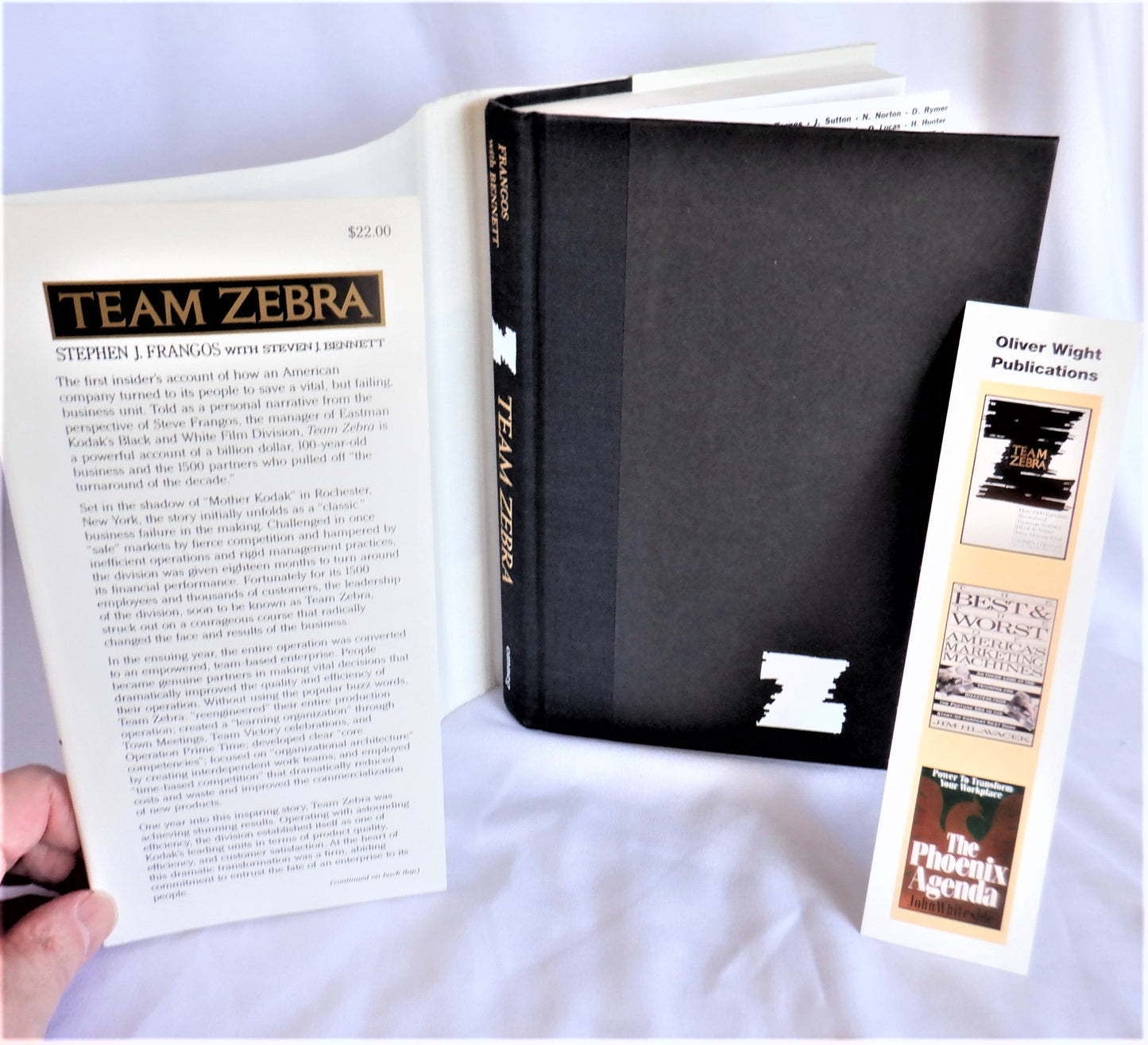 TEAM ZEBRA, How 1500 Partners Revitalized Eastman Kodak's Black & White Film-Making Flow, by Stephen J. Frangos with Steven J. Bennett (1st Ed. SIGNED)