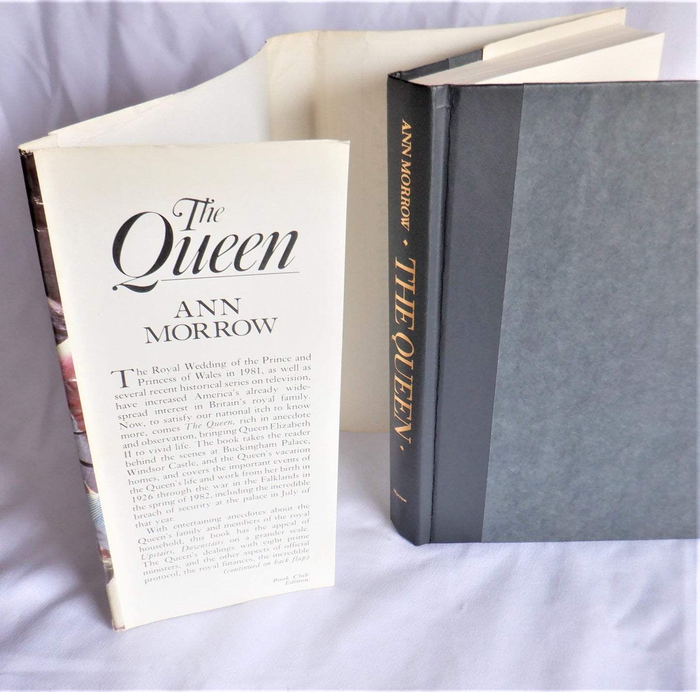 THE QUEEN, A Warm and Lively Profile of Queen Elizabeth II, by Ann Morrow (1983 1st Ed.)