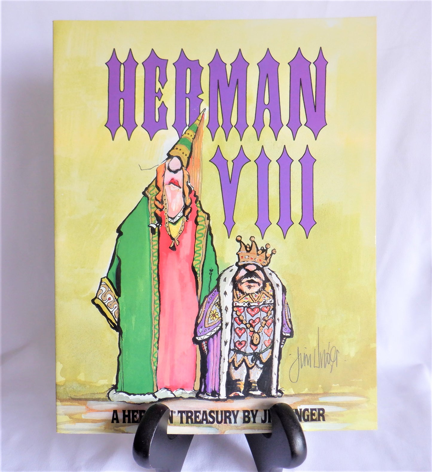HERMAN TREASURY BOOK SET: VOLUMES 2 Thru 8, and THE BEST OF HERMAN, by Jim Unger, 1980