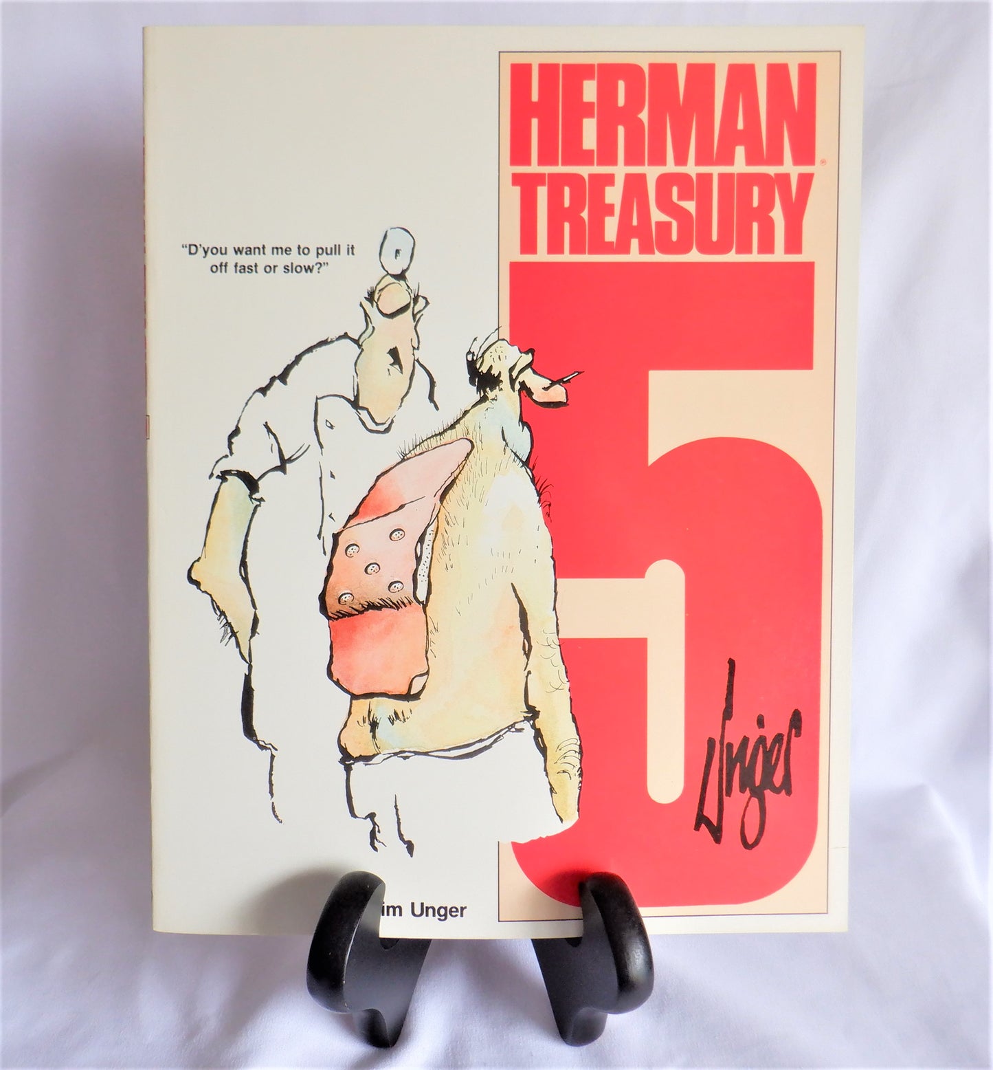 HERMAN TREASURY BOOK SET: VOLUMES 2 Thru 8, and THE BEST OF HERMAN, by Jim Unger, 1980