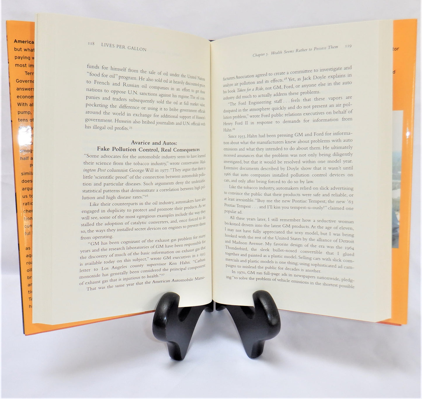 LIVES PER GALLON, The True Cost of our Oil Addiction, by Terry Tamminen (1st Ed. SIGNED)