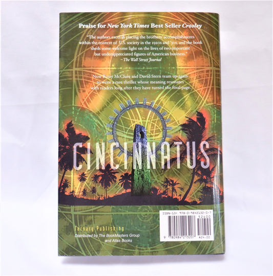 CINCINNATUS…The Secret Plot to Save America, by Rusty McClure & David Stern (1st Ed. SIGNED)