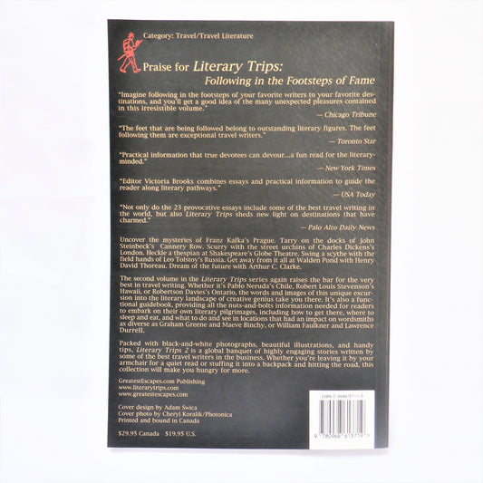 LITERARY TRIPS VOLUME 2: Following in the Footsteps of Fame, Edited by Victoria Brooks (1st Ed. SIGNED)