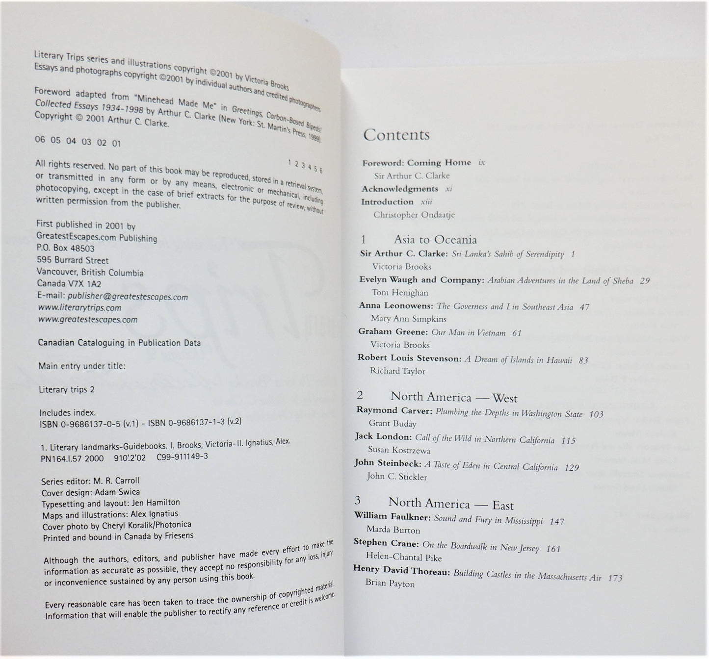 LITERARY TRIPS VOLUME 2: Following in the Footsteps of Fame, Edited by Victoria Brooks (1st Ed. SIGNED)