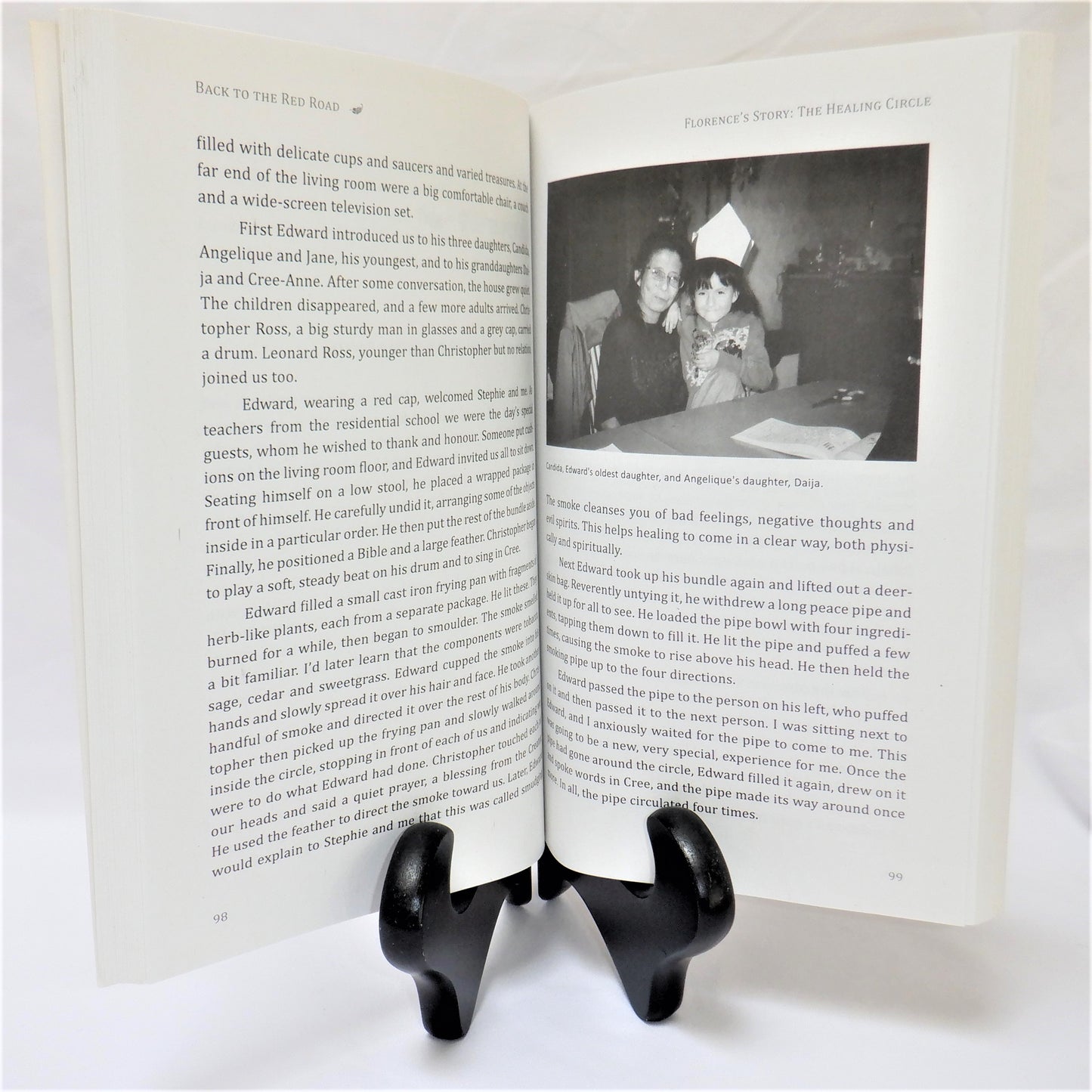 BACK TO THE RED ROAD, A Story of Survival, Redemption and Love, by Florence Kaefer & Edward Gamblin (1st Ed. SIGNED)