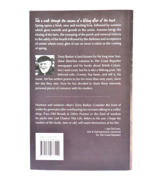 A FINE ROMANCE, TWO LIVES IN POETRY, Poems by Terry Barker & Art by Shannon Barker (1st Ed. SIGNED)