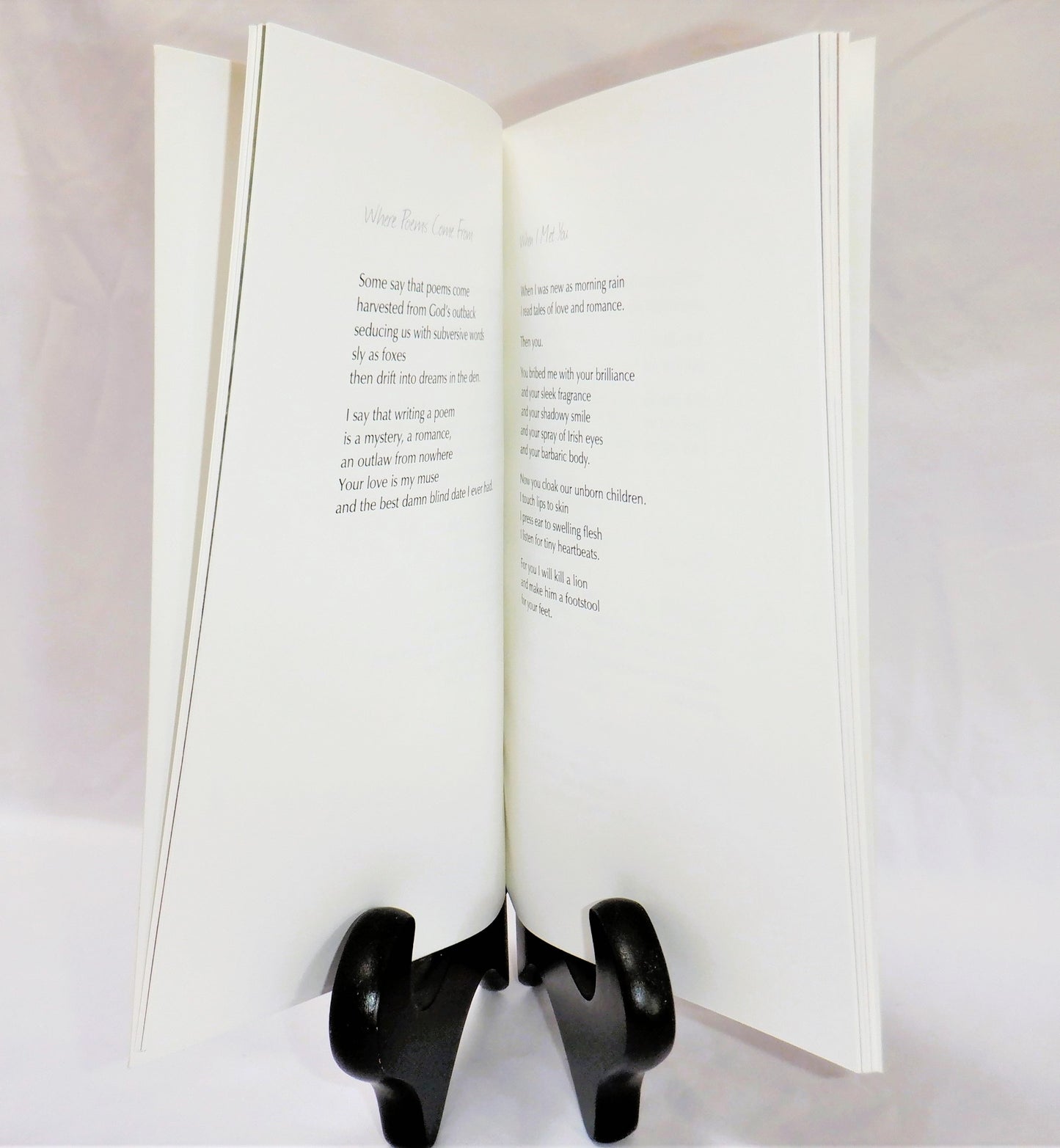 A FINE ROMANCE, TWO LIVES IN POETRY, Poems by Terry Barker & Art by Shannon Barker (1st Ed. SIGNED)