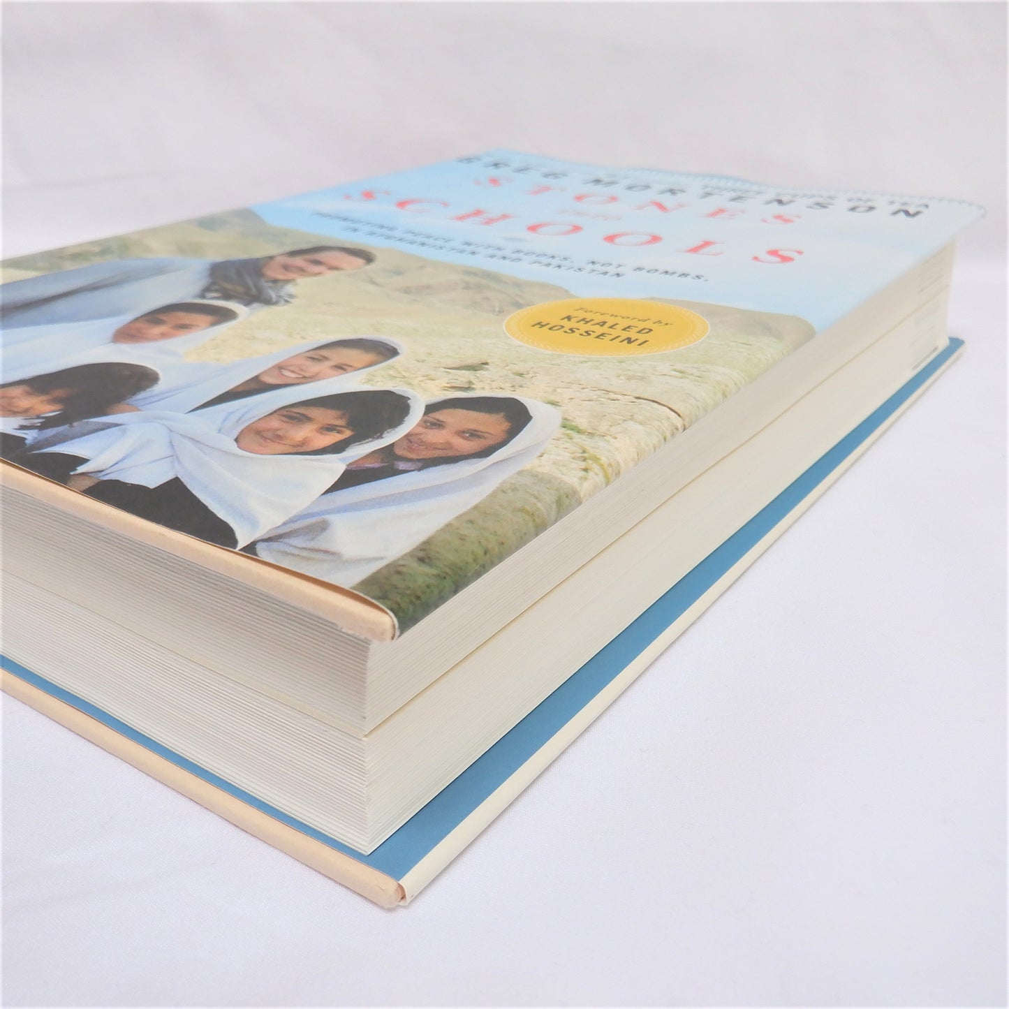STONES INTO SCHOOLS, Promoting Peace With Books, Not Bombs, by Greg Mortenson (1st Ed. SIGNED)