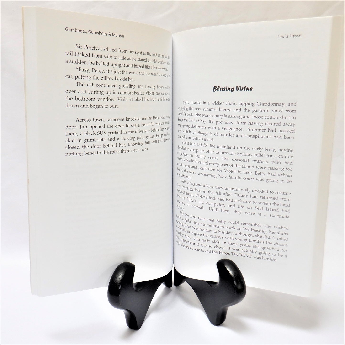 GUMBOOTS, GUMSHOES & MURDER, Book One in the Gumboot & Gumshoe Series, by Laura Hesse (1st Ed. SIGNED)