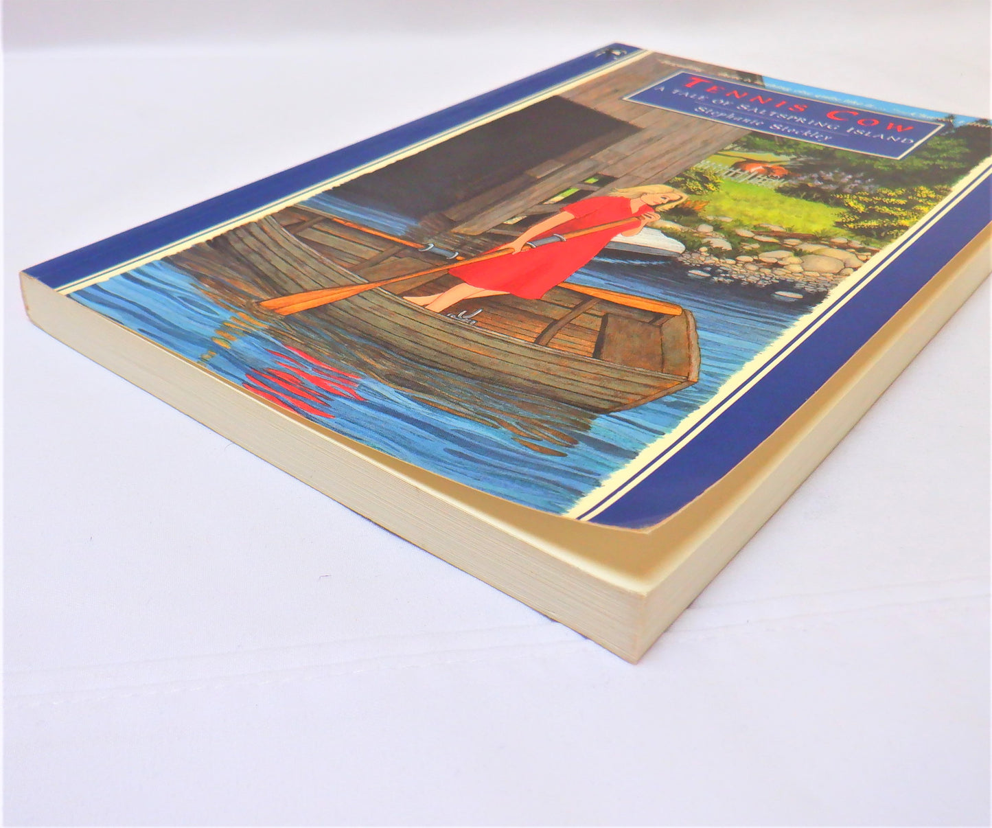 TENNIS COW, A Tale of Saltspring Island, by Stephanie Stockley (1st Ed. SIGNED)