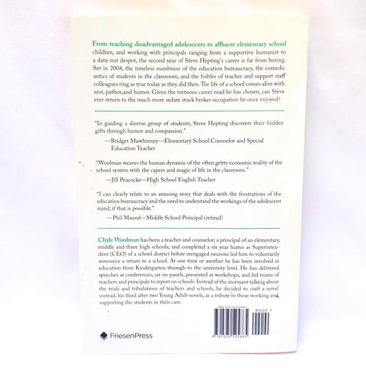 HEPTING'S ROAD: A Novel of Teaching, by Clyde Woolman (1st Ed. SIGNED)