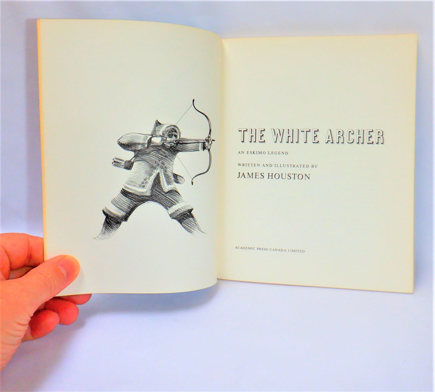 THE WHITE ARCHER, An Eskimo Legend by James Houston (1967 1st Ed.)