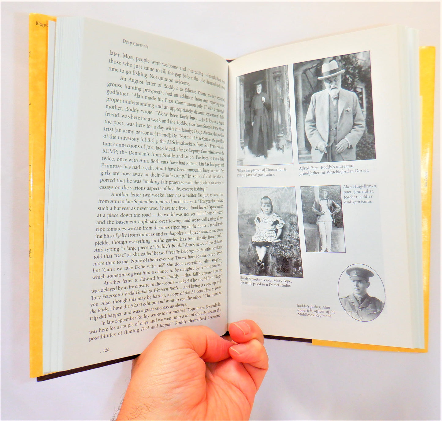 DEEP CURRENTS: Roderick and Ann Haig-Brown, BIOGRAPHY by Valerie Haig-Brown (1997 1st Ed.)