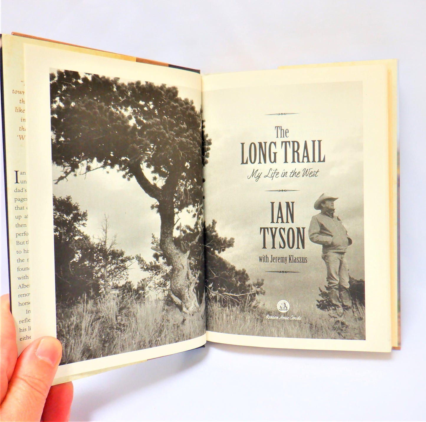 THE LONG TRAIL, MY LIFE IN THE WEST, by Ian Tyson (2010 1st Ed.)