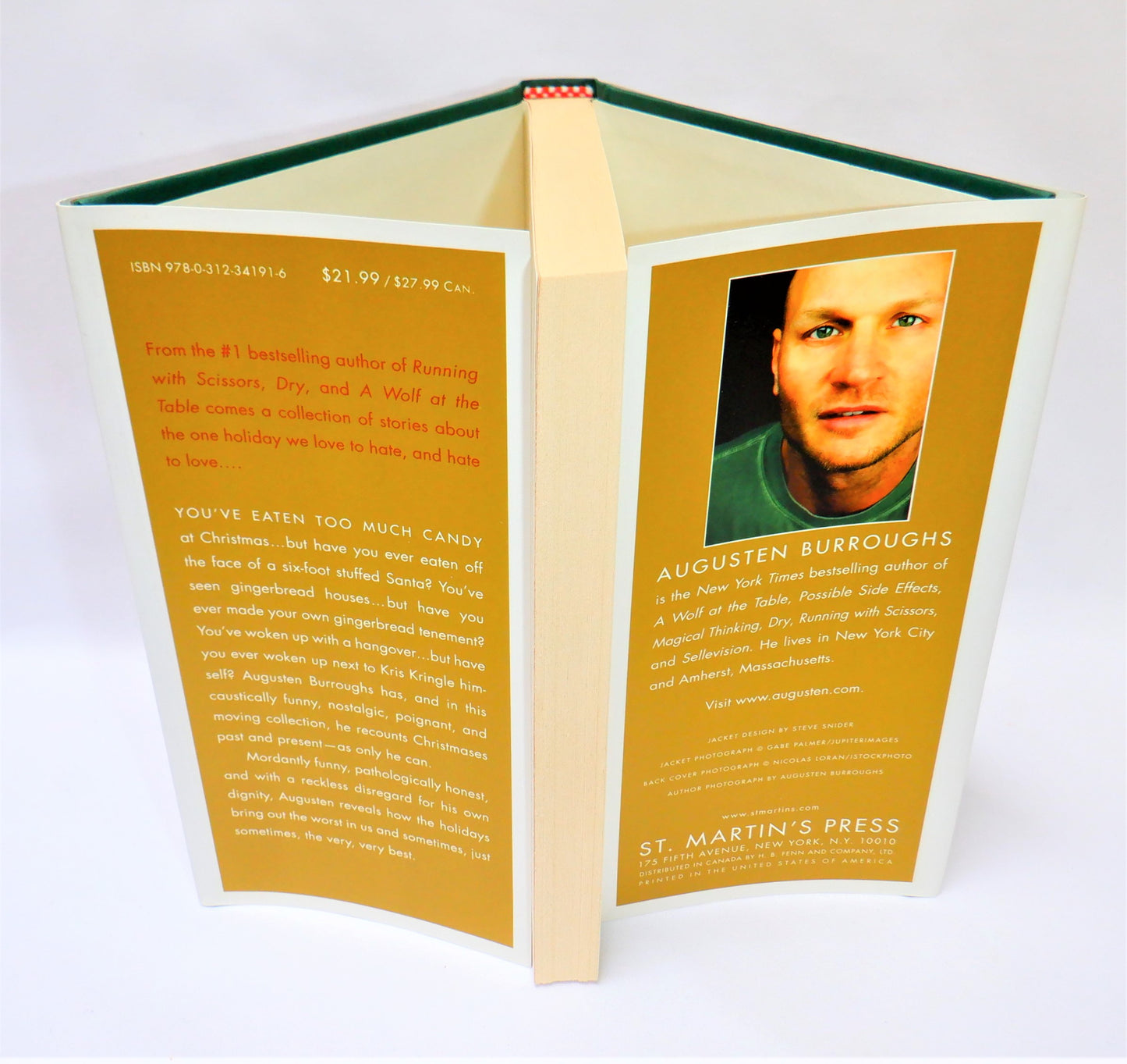 YOU BETTER NOT CRY…Stories for Christmas, by Augusten Burroughs (2009 1st Ed.)