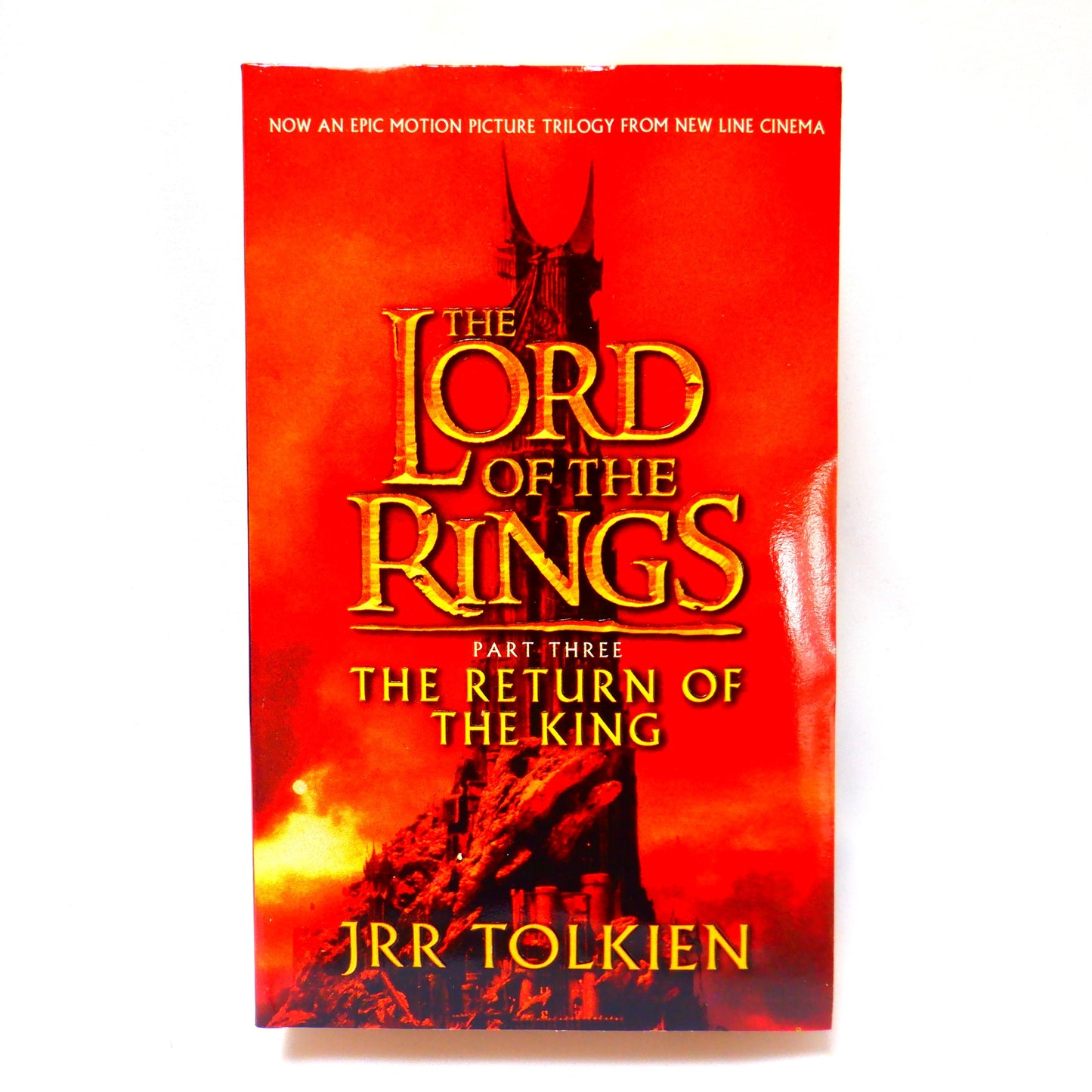 LORD OF THE RINGS, The 2002 HarperCollins 3-Book Boxed-Set with RARE New Line Cinema Movie Image Covers, by J.R.R. Tolkien