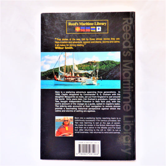 SAILING IN Grandfather's Wake, True Stories of the Sea by Captain Ian Tew (1st Ed. SIGNED)