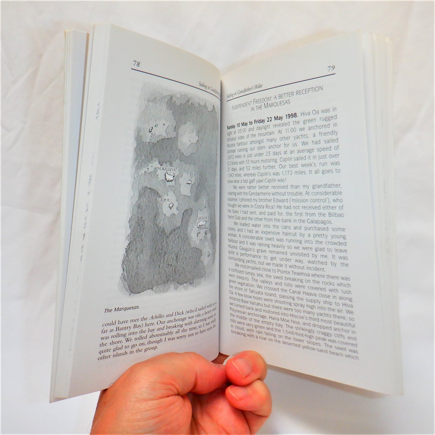 SAILING IN Grandfather's Wake, True Stories of the Sea by Captain Ian Tew (1st Ed. SIGNED)