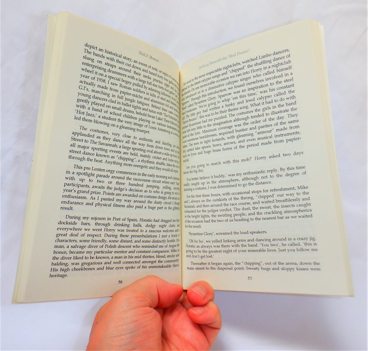 DRIFTING BENEATH THE RED DUSTER, True Life Adventures by Neil J. Morton (1st Ed. SIGNED)