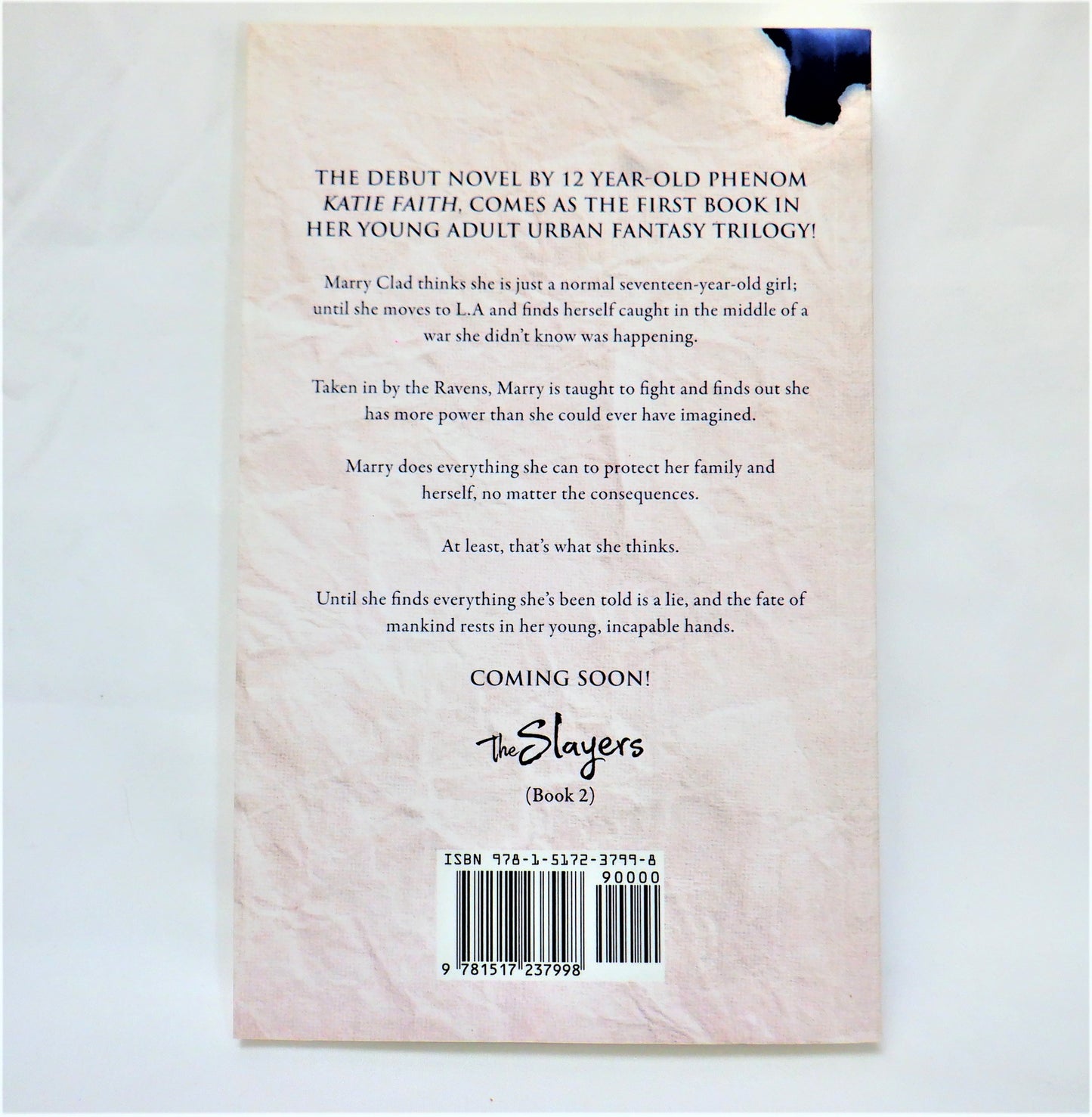 THE RAVENS, The Debut Urban Fantasy Young Readers Novel, by Katie Faith (1st Ed. SIGNED)