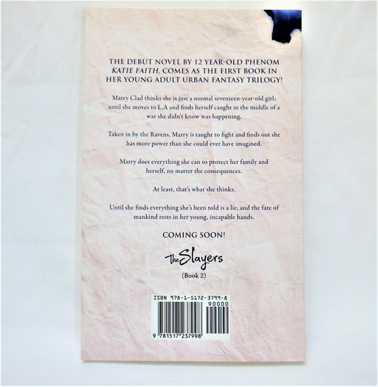 THE RAVENS, The Debut Urban Fantasy Young Readers Novel, by Katie Faith (1st Ed. SIGNED)