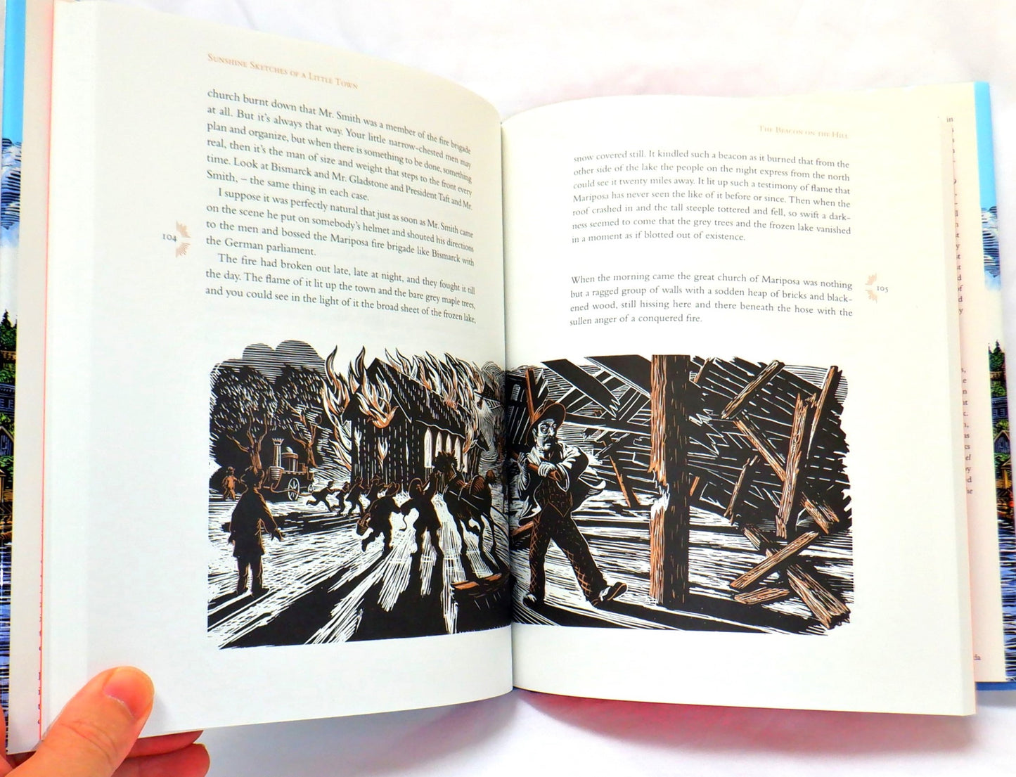 SUNSHINE SKETCHES OF A LITTLE TOWN, A Classic Canadian Tale by Stephen Leacock (1996-1st Illustrated Ed.)