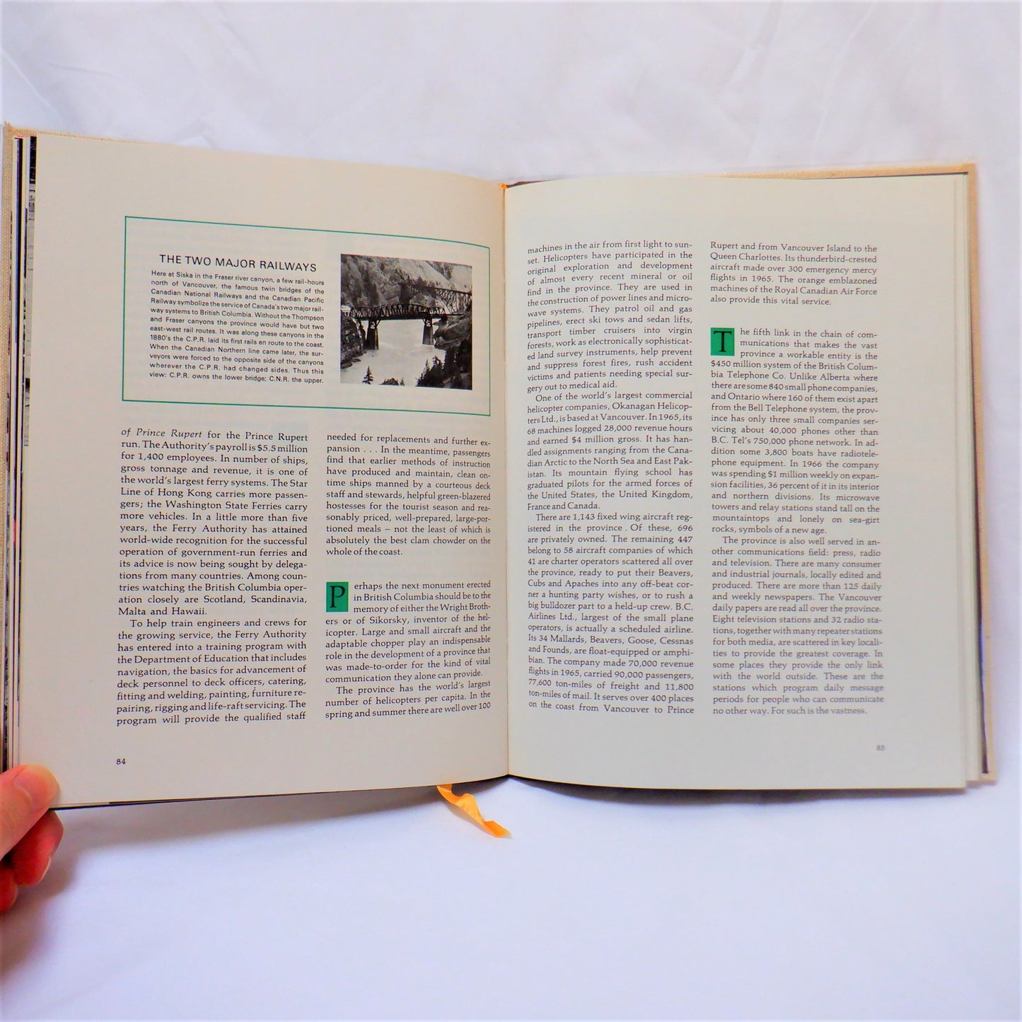 BRITISH COLUMBIA: CHALLENGE IN ABUNDANCE, A 100th Centennial Celebration Book by Herbert L. McDonald (1966 1st Ed., Numbered 290/1500)