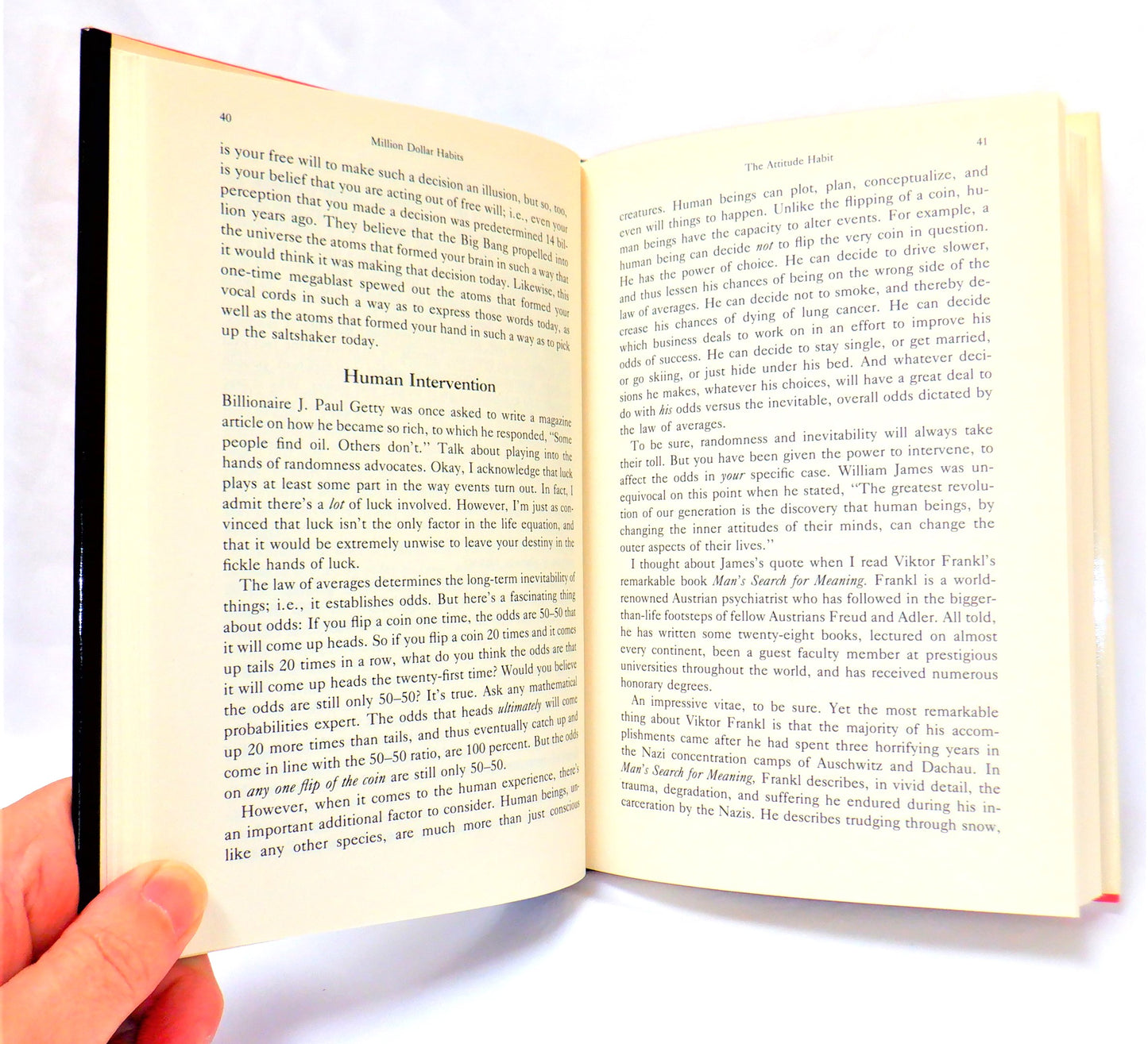 MILLION DOLLAR HABITS, A Positive Results Book by Robert J. Ringer (1990 1st Ed.)