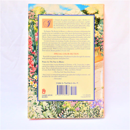 THE BORDER IN BLOOM: A Northwest Garden Through The Seasons, by Ann Lovejoy (1990 1st Ed.)