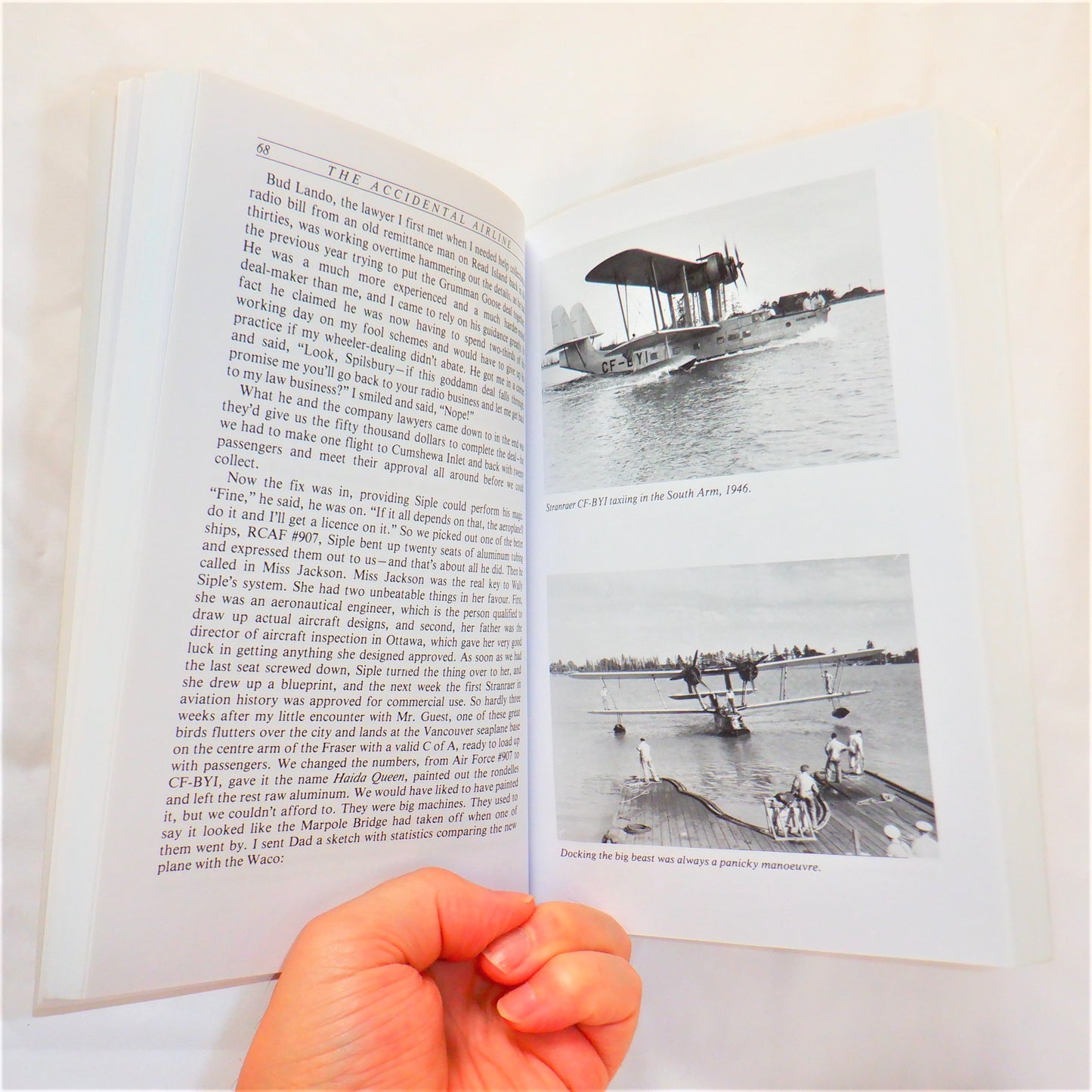 THE ACCIDENTAL AIRLINE, The True Story of Jim Spilsbury's Queen Charlotte Airlines, by Howard White & Jim Spilsbury (1994 1st Ed.)