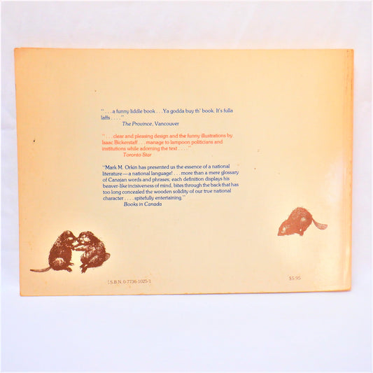 CANAJAN, EH? A Funny Canadian Language Guide, by Mark M. Orkin (1973 1st Ed.)