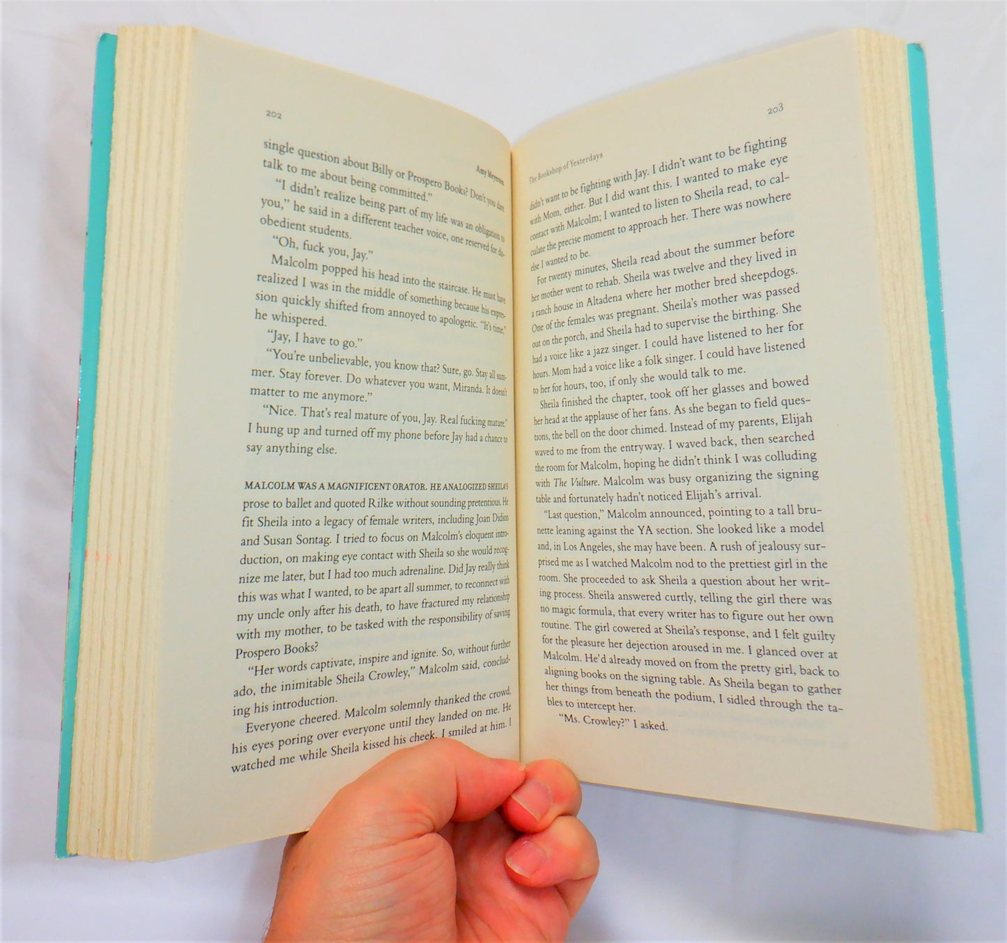 THE BOOKSHOP OF YESTERDAYS, The Premiere Novel by Amy Meyerson (2018 1st Ed.)