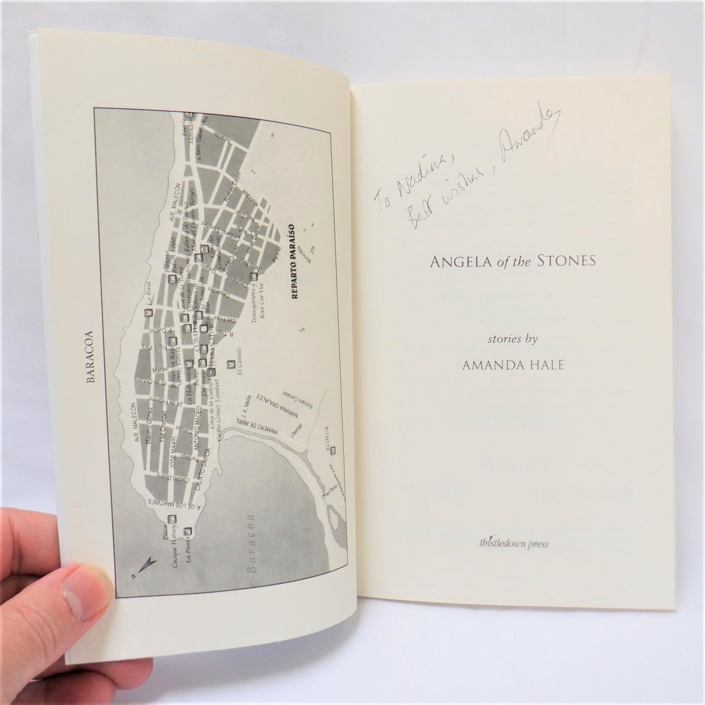 ANGELA OF THE STONES, Stories of CUBA by Amanda Hale (1st Ed. SIGNED)