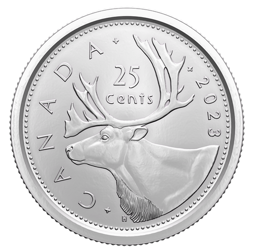 2023 Special Collectors Edition 5-Rolls Brilliant Uncirculated RCM QEII LAST STRIKE Coins, in a Presentation Clamshell Case: FULL ROLL of $2, $1, 25¢, 10¢ and 5¢