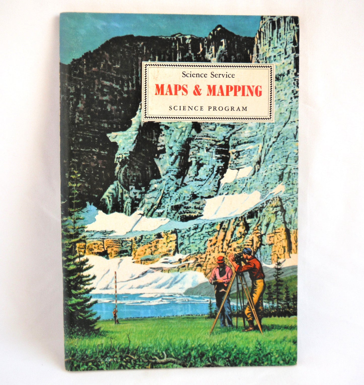 MAPS & MAPPING, a 1970 Instructional Cartography Guide by Science Service Program USA, RARE Includes Unused Original Stickers!