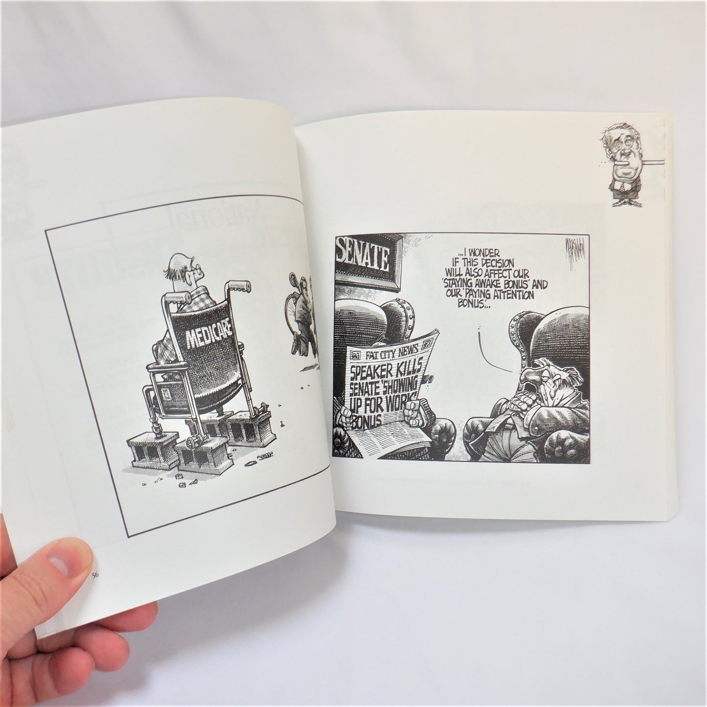 INKLINGS & INKLINGS II, by Bruce MacKinnon. A Paul's TWO-PACK of Caricature Books (1st Ed. SIGNED)