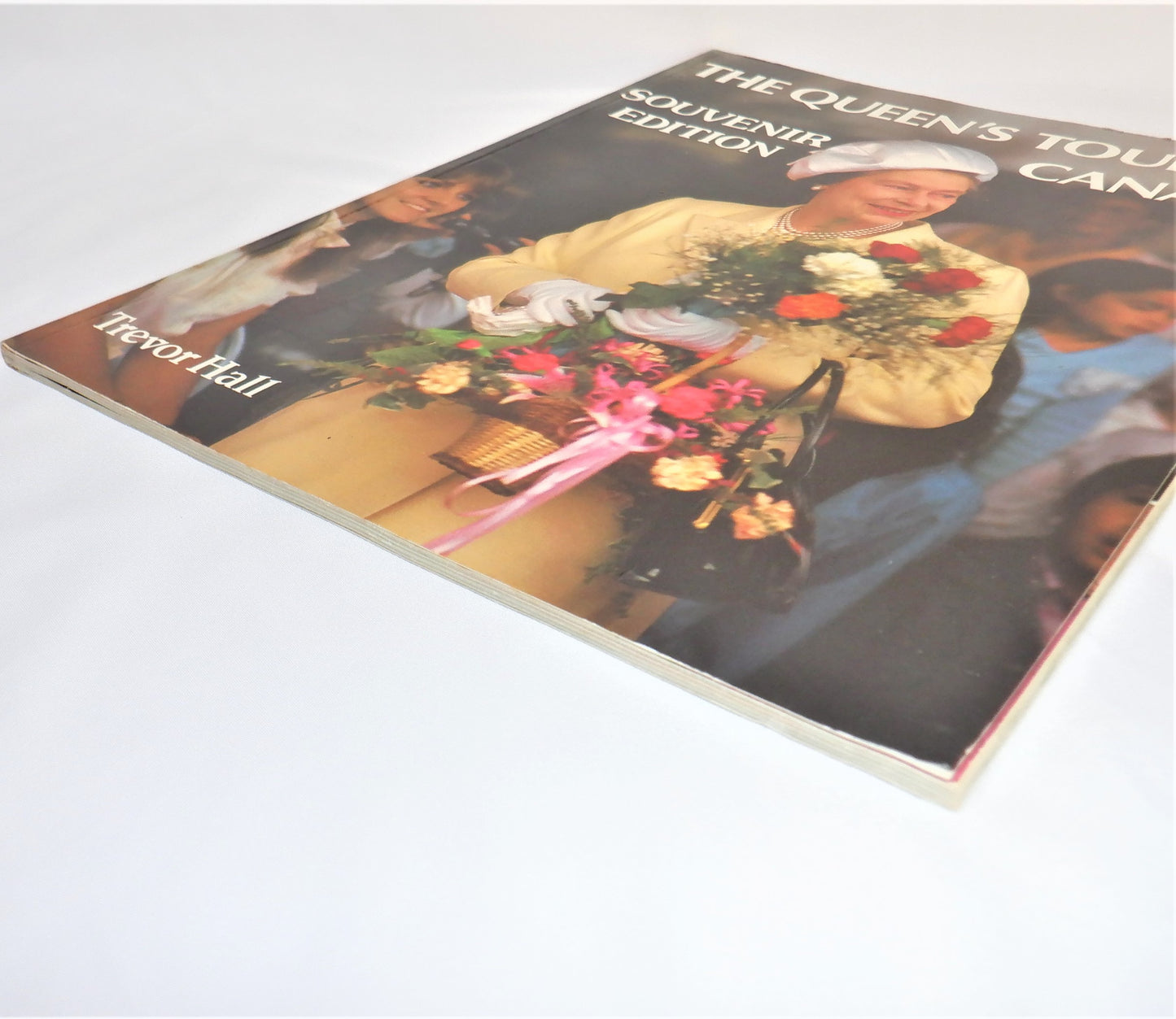 THE QUEEN'S TOUR OF CANADA, Souvenir Edition Guide by Trevor Hall (1984 1st Ed.)