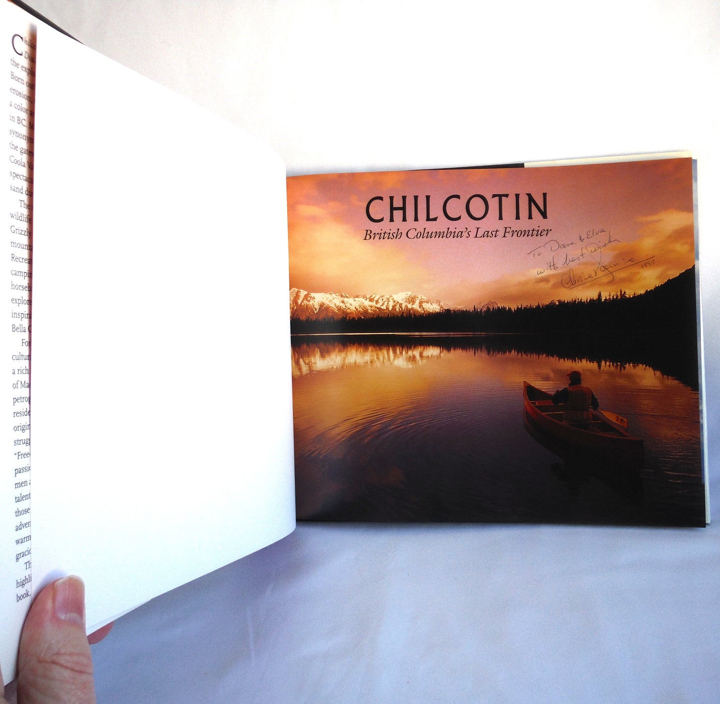 CHILCOTIN, British Columbia's Last Frontier by Chris Harris (1st Ed. SIGNED)