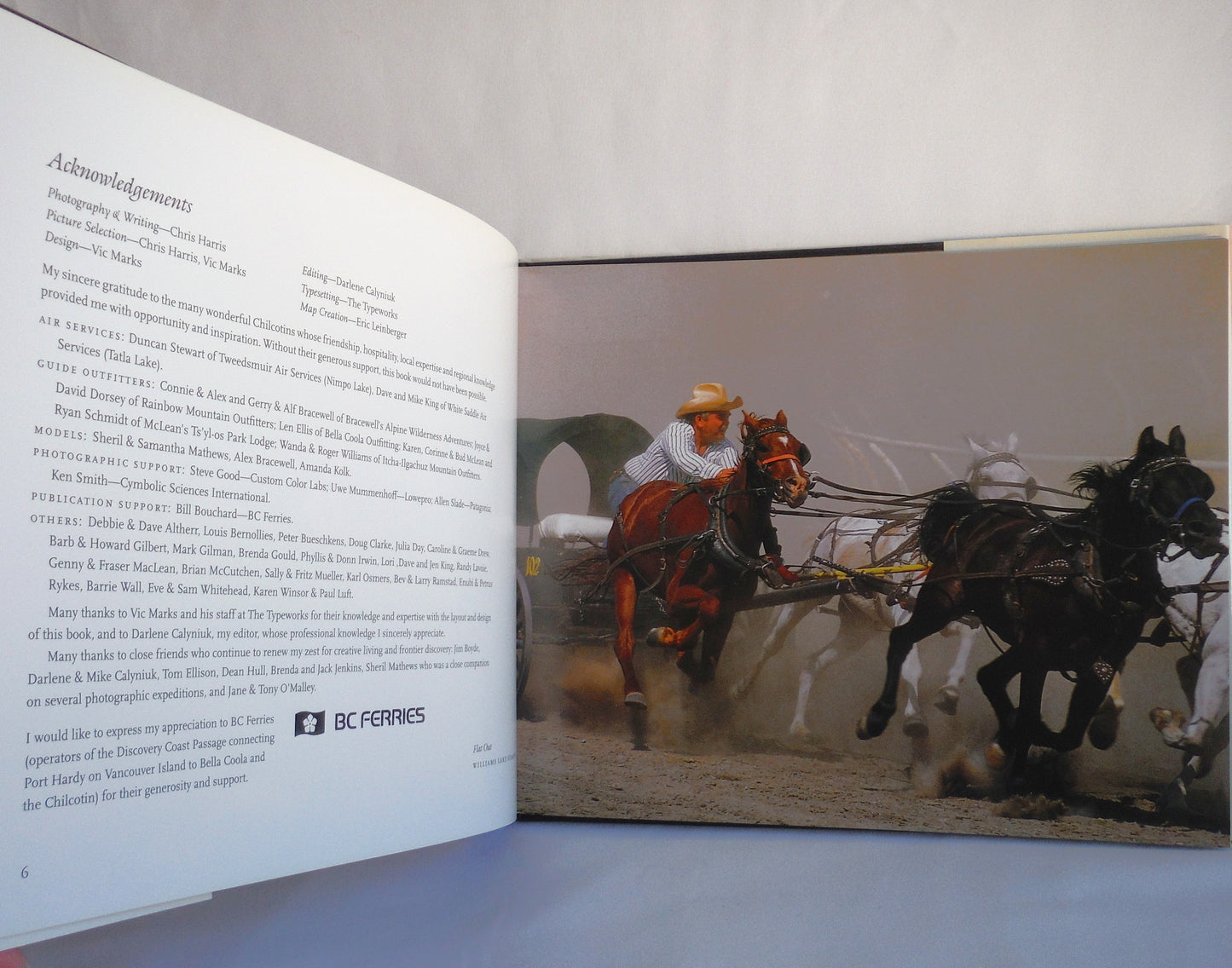CHILCOTIN, British Columbia's Last Frontier by Chris Harris (1st Ed. SIGNED)