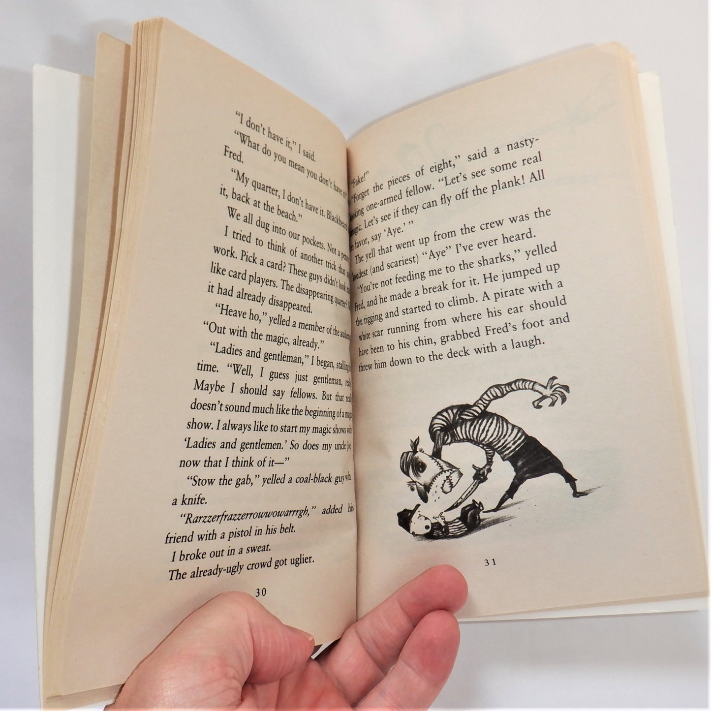 THE NOT-SO-JOLLY ROGER, A TIME WARP TRIO Young Readers Adventure Tale, by Jon Scieszka, Illustrated by Lane Smith (1991 1st Ed.)
