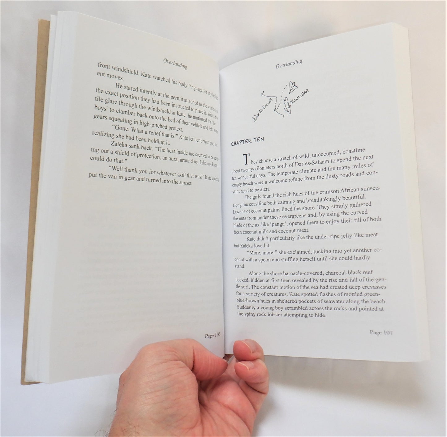 OVERLANDING, TWO GIRLS, A VAN & AN AFRICAN ADVENTURE, A Collection of Mythology, Nature and Reality by Sue Watson (1st Ed. SIGNED)