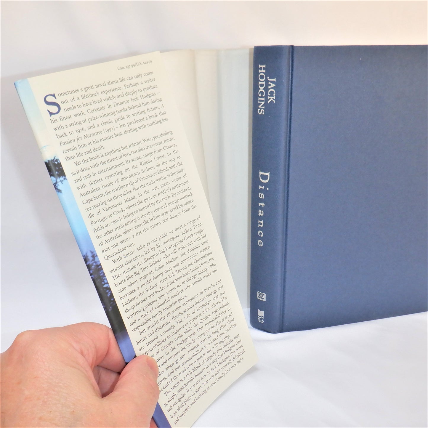 DISTANCE, A Novel by Jack Hodgins (1st Ed. SIGNED)
