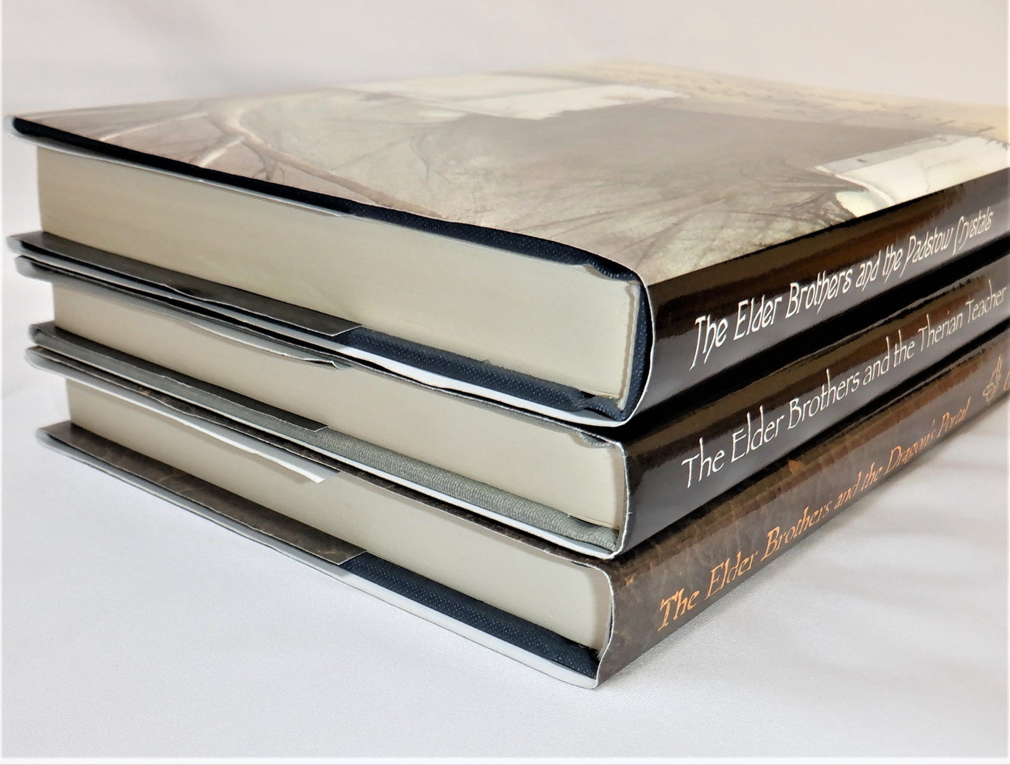 THE ELDER BROTHERS: A Rare Author-Signed Trio of YOUTH FICTION BOOKS, BY C.J. ELGERT (1st Ed. SIGNED) Includes The Padstow Crystals, The Dragon's Portal, and The Therian Teacher!